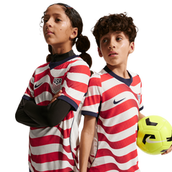 Boys' Grade School - Nike Dri-FIT USA Short Sleeve Jersey - White/Navy