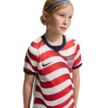 Nike Dri-FIT USA Short Sleeve Stadium Jersey - Nike White/Navy