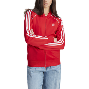 adidas Adicolor Red SST Track Jacket  Adidas tracksuit, Red tracksuit,  Adidas tracksuit women