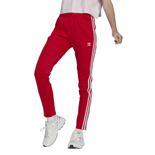  - adidas Originals Superstar Track Pants - Better Scarlet/White