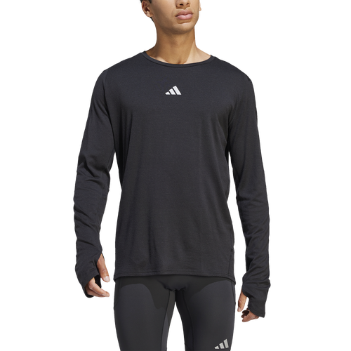 

adidas Mens adidas Ultimate Conquer the Elements Merino L/S Shirt - Mens Black Size XXL