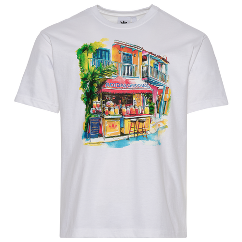 Adidas Originals Mens  Piragua Stan T-shirt In White
