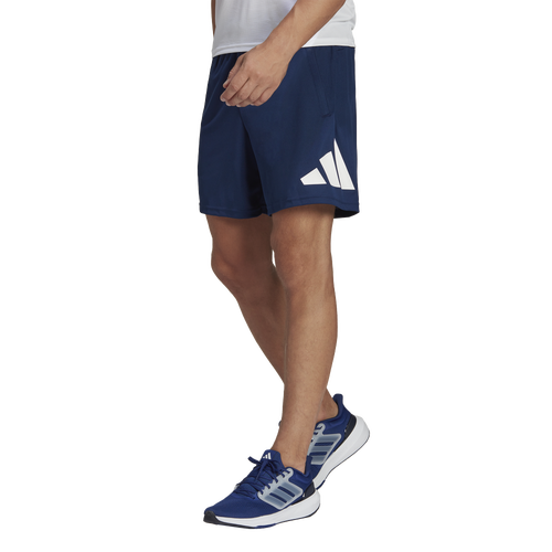 

adidas Mens adidas Train Essentials Logo Training Shorts - Mens Dark Blue/White Size S