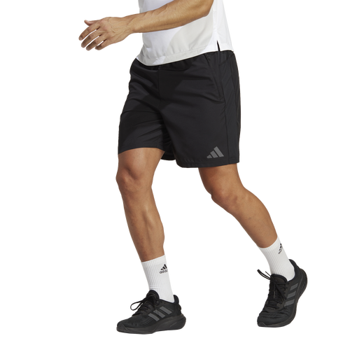 

adidas Mens adidas Train Essentials+ Woven Shorts - Mens Black/Grey Size M
