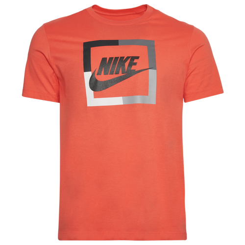 MENS - Nike Futura Block T-Shirt - Pink/Gray White