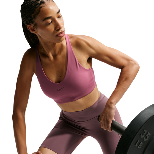 Nike Drifit Universal Medium Support Bra - Nike Pink Smoke/Mystic Dates