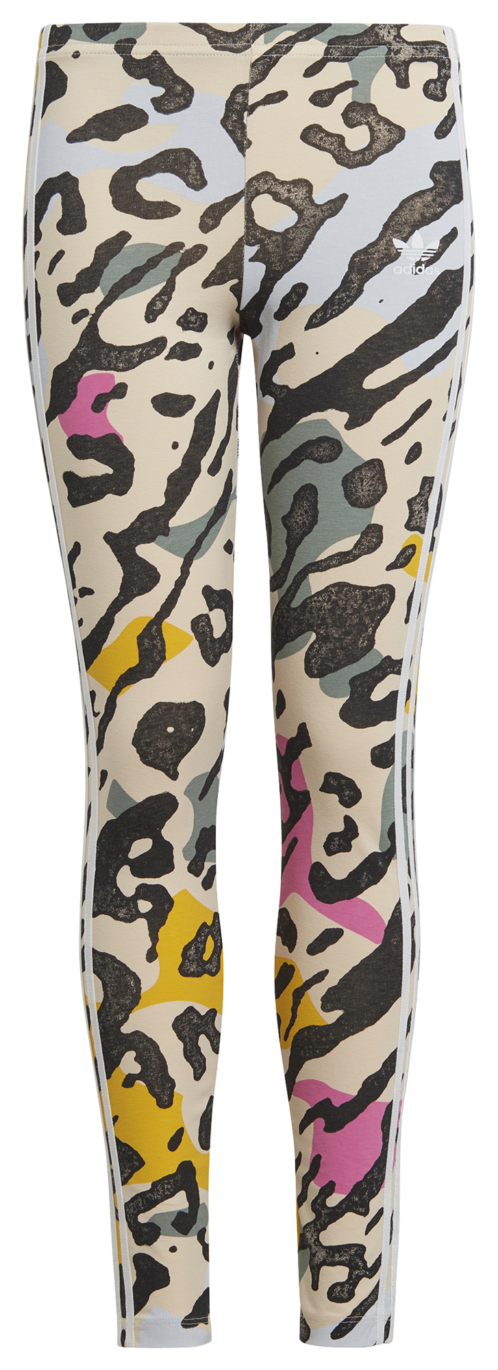 adidas Abstract Animal Print Leggings - Black