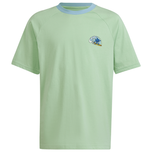 

adidas Boys adidas Treffy T-Shirt - Boys' Grade School Green/Multi Size XL