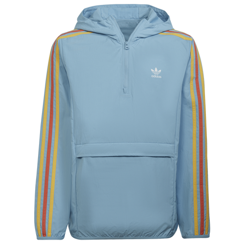 

Boys adidas adidas Treffy Windbreaker - Boys' Grade School Blue/Orange Size S