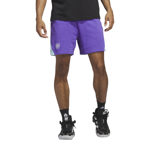 

adidas Mens adidas D.O.N. Excellence Shorts - Mens Purple Rush Size S