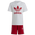 adidas Originals Shorts and T-Shirt Set - Boys' Preschool White/Red