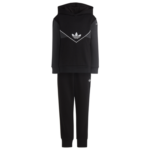 

Boys Preschool adidas adidas Adicolor Hoodie Tracksuit Set - Boys' Preschool Black/Carbon Size 4T