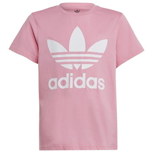 

Boys adidas Originals adidas Originals Trefoil T-Shirt - Boys' Grade School White/Pink Size XL