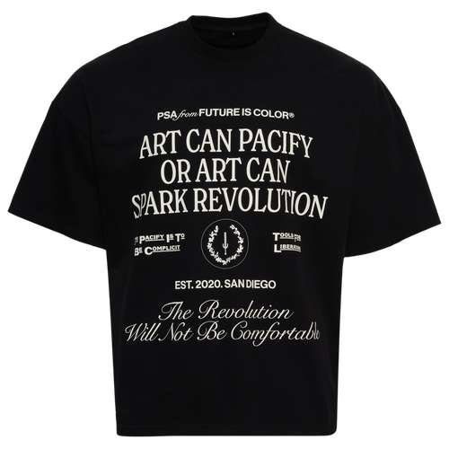 MENS - Future Is Color Spark Rev Short Sleeve T-Shirt - White/Black