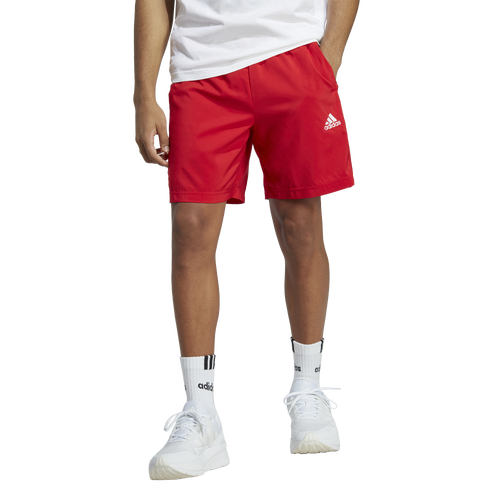 Adidas Originals Mens  Essential Woven Shorts In Red/white