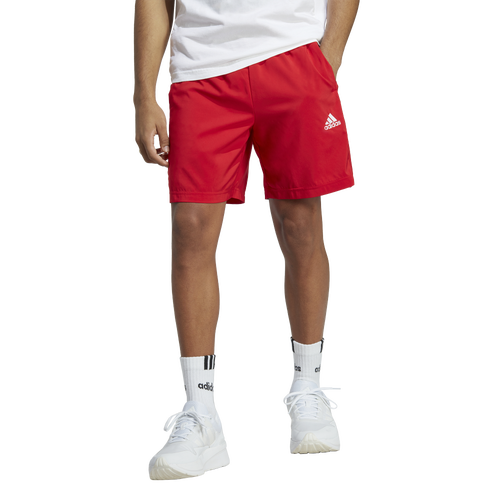 

adidas Originals Mens adidas Originals Essential Woven Shorts - Mens White/Red Size M