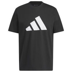 Men's - adidas Mesh Perf G Short Sleeve T-Shirt - Black/Black