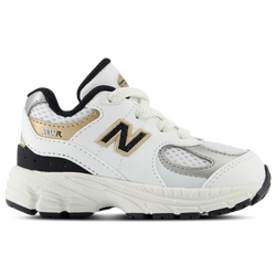 Boys' Toddler - New Balance 2002 - White/Black/Gold