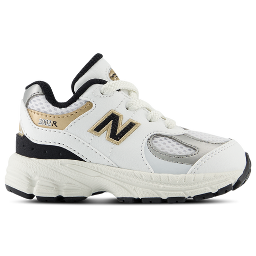 

Boys New Balance New Balance 2002 - Boys' Toddler Running Shoe White/Black/Gold Size 06.0