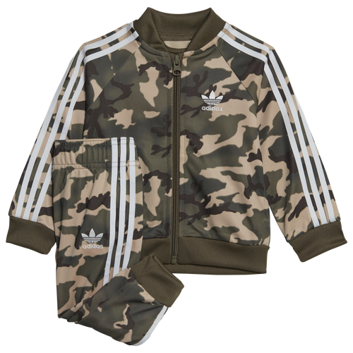 

Boys adidas Originals adidas Originals Camo Superstar Tracksuit Set - Boys' Toddler Magic Beige/Multicolor Size 9MO