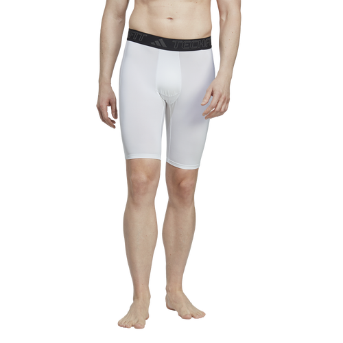 

adidas Mens adidas Techfit Training Short Tights - Mens White Size S