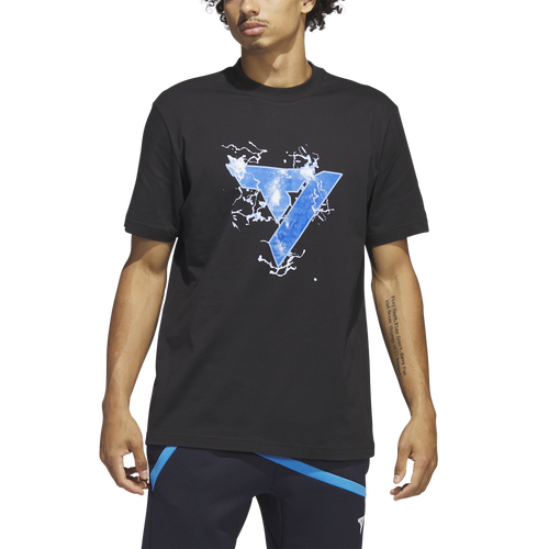 

adidas Mens adidas Trae Young Graphic T-Shirt - Mens Black Size S
