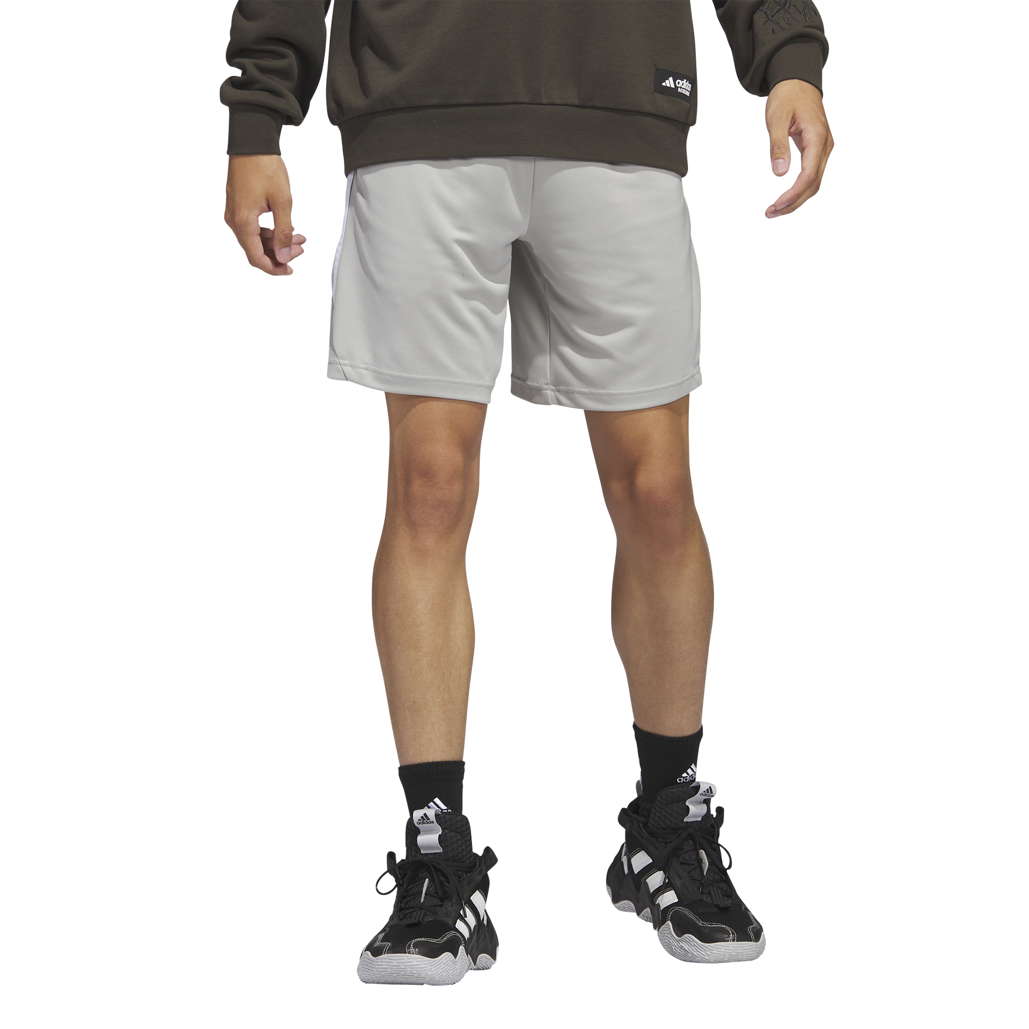 adidas Legends 3-Stripes Basketball Shorts