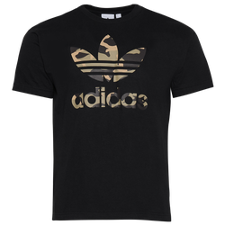 Men's - adidas Camo Trefoil T-Shirt - Black/Brown/Green