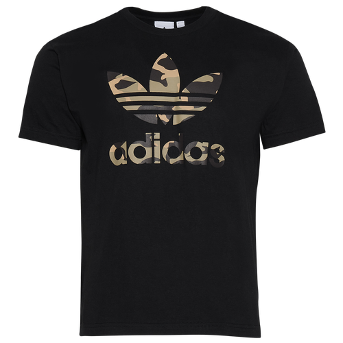 

adidas Originals adidas Originals Camo Trefoil T-Shirt - Mens Black/Brown/Green Size S