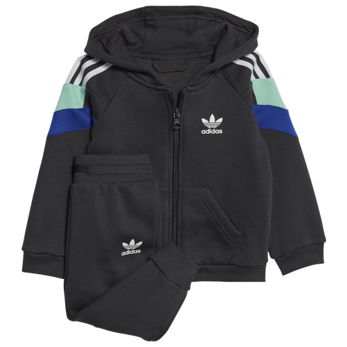 

adidas Originals adidas Originals Rekive Lifestyle Hoodie Tracksuit Set - Boys' Toddler Carbon Size 6MO