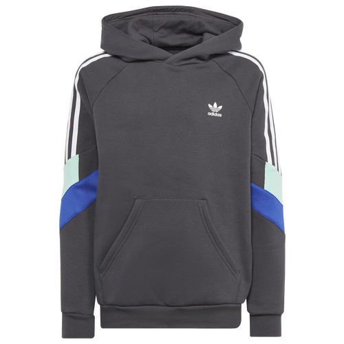 

Boys adidas adidas Rekive Lifestyle Hoodie - Boys' Grade School Carbon Size XL