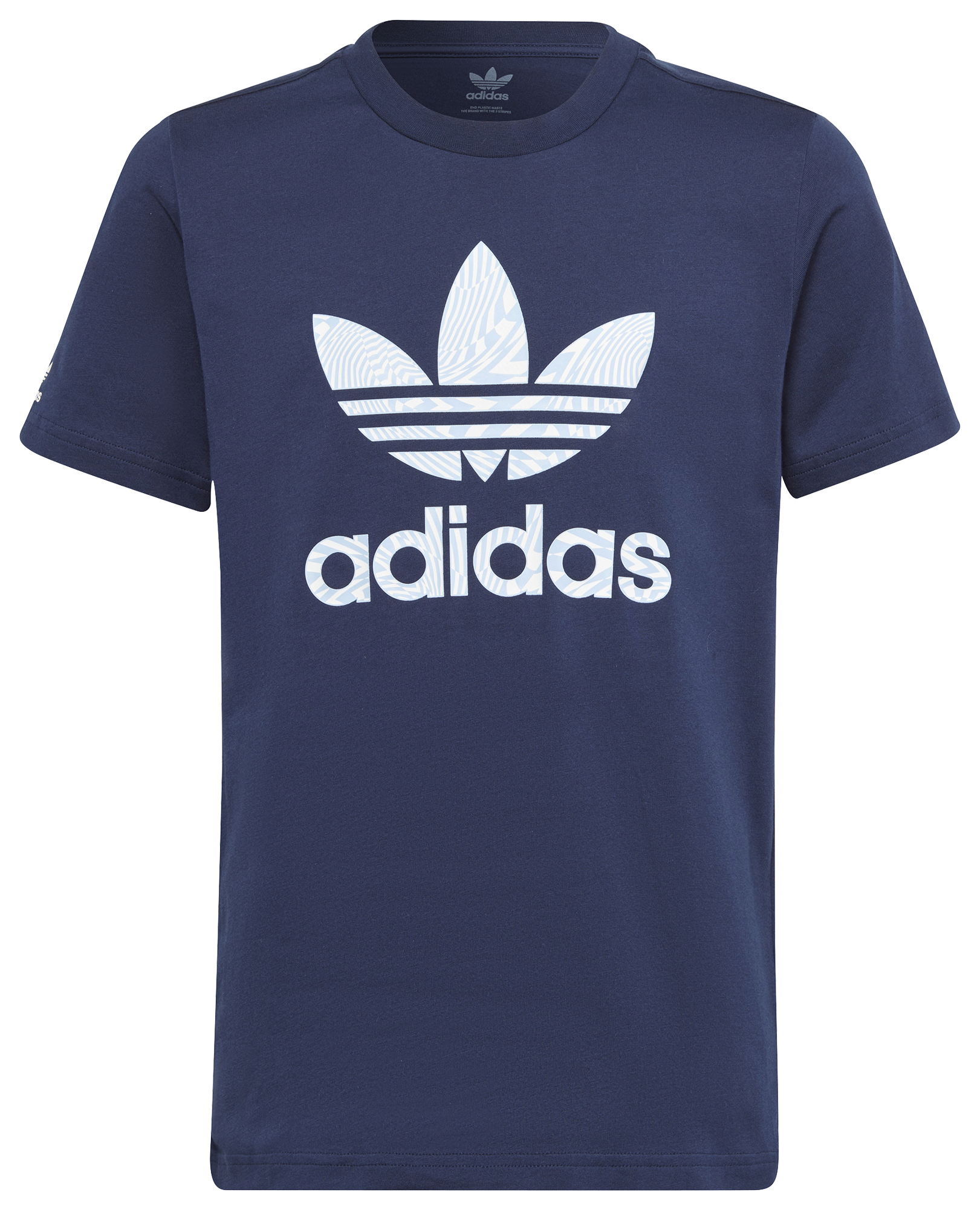 Boys blue hot sale adidas shirt