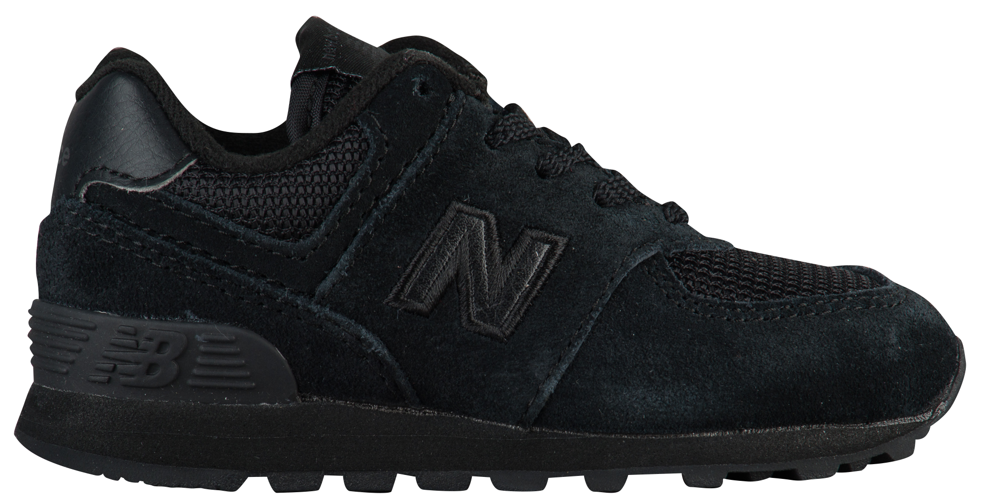 new balance 574 solid black