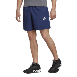 Men's - adidas Train Essentials 7" Woven Shorts - Dark Blue/White