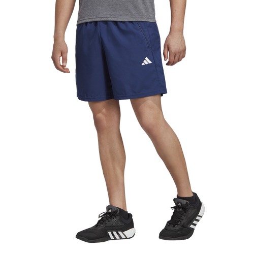 

adidas Mens adidas Train Essentials 7Woven Shorts - Mens Dark Blue/White Size XL