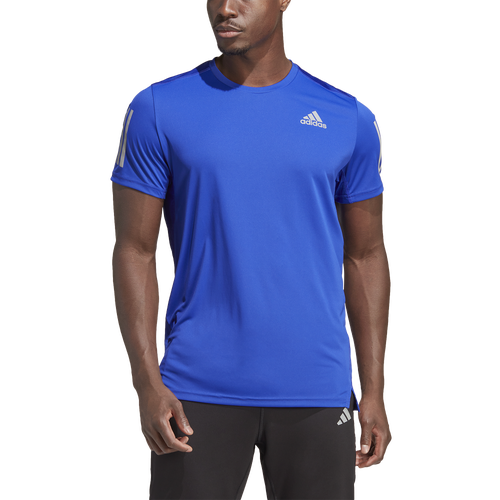 

adidas Mens adidas Own The Run T-Shirt - Mens Lucid Blue/Reflective Silver Size XS