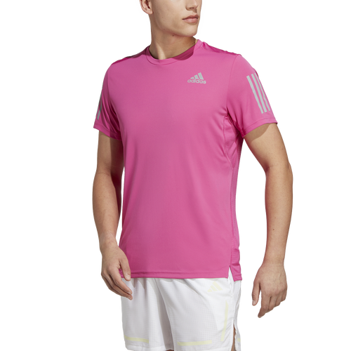 

adidas Mens adidas Own The Run T-Shirt - Mens Semi Lucid Fuchsia/Reflective Silver Size XXL