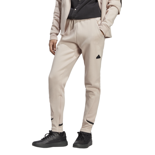 

adidas Mens adidas Gameday Fleece Pants - Mens Beige/Black Size S