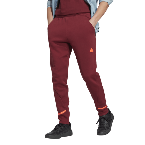 

adidas Mens adidas Gameday Fleece Pants - Mens Maroon/Orange Size S