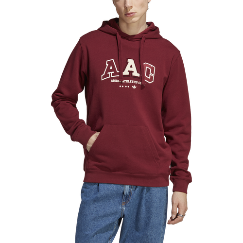 Adidas Originals Metro Aac Drawstring Hoodie In Shadow Red | ModeSens