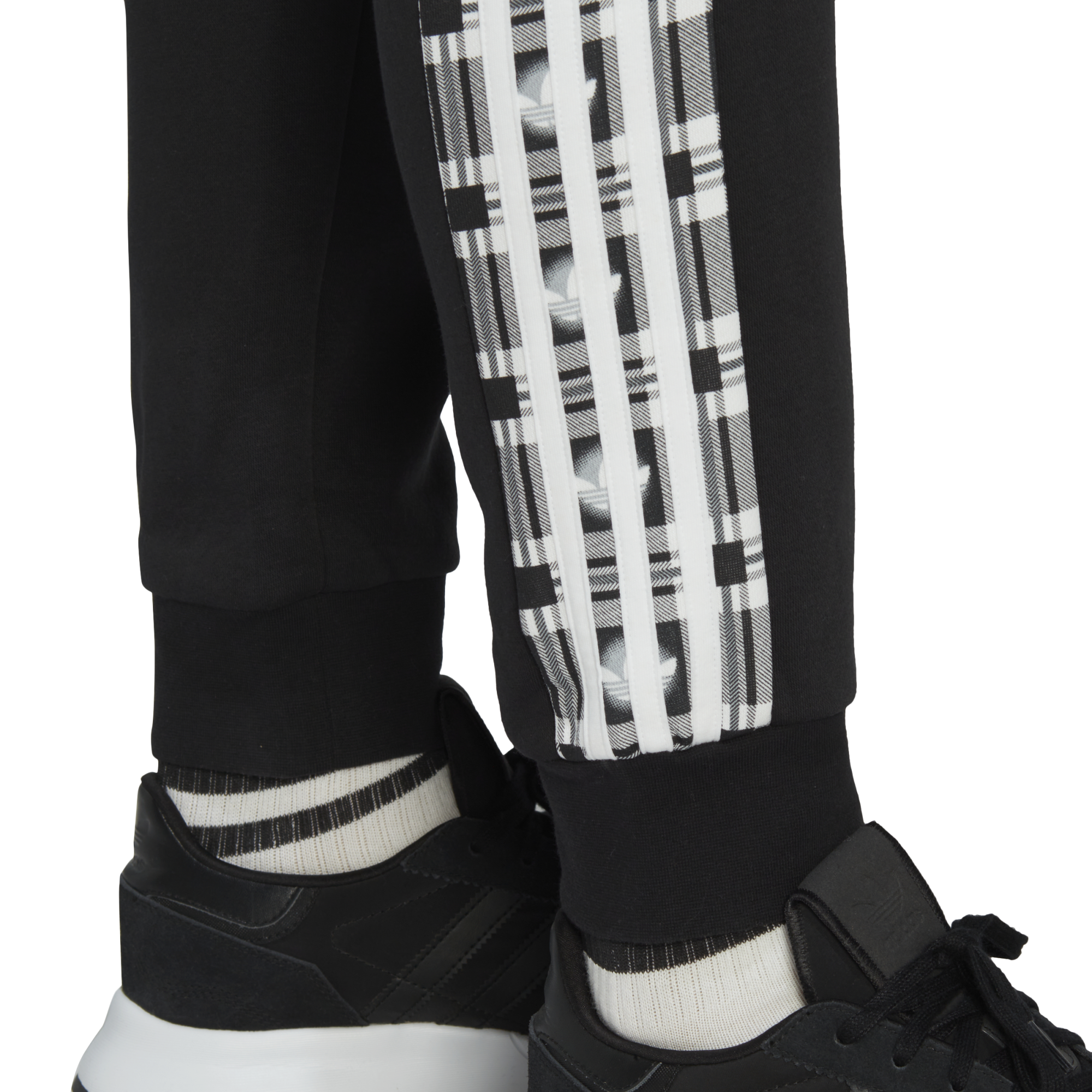 Adidas 3 stripe fleece on sale pants