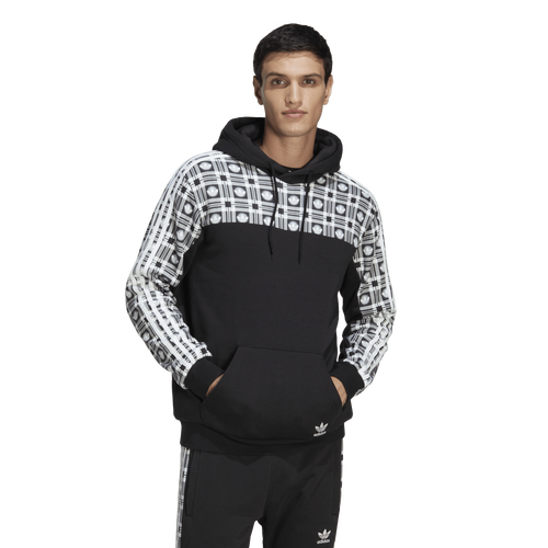 

adidas Originals Mens adidas Originals Random Trefoil Hoodie - Mens Black Size S