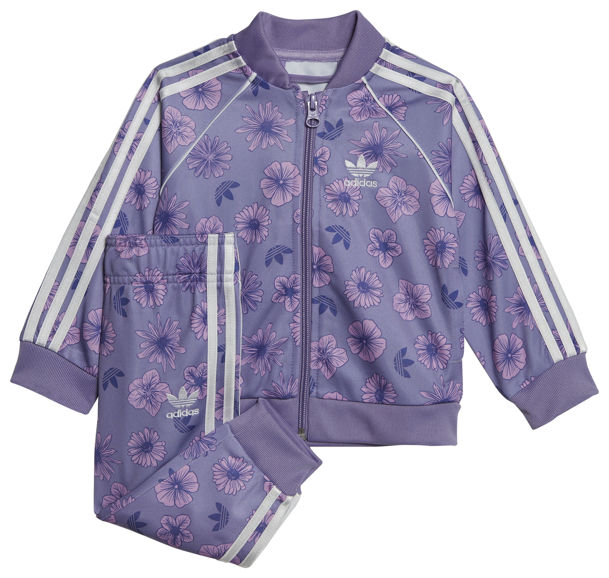 Adidas best sale patterned tracksuit