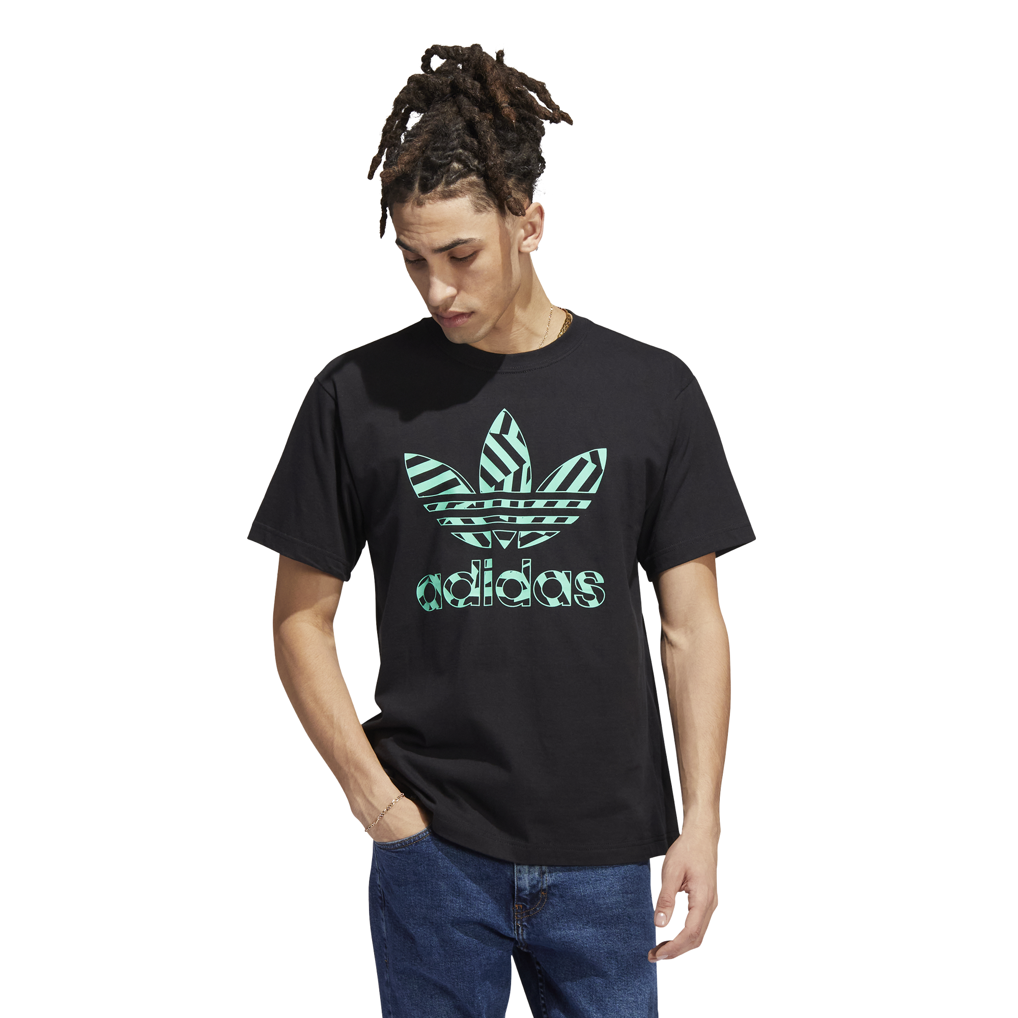 adidas Originals Stripe Champs T-Shirt Three Sports Life | Short Sleeve