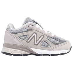 Girls' Infant - New Balance 990 V4 - Cool Grey/Silver Filigree