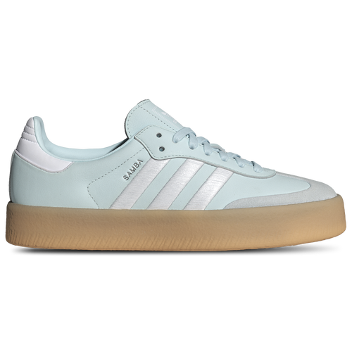 

adidas Originals Sambae - Womens Silver Metallic/Almost Blue/White Size 9.5