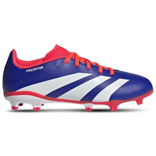 

adidas Boys adidas Predator League FG - Boys' Grade School Soccer Shoes Lucid Blue/White/Solar Red Size 3.5