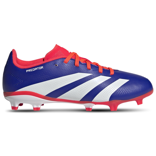 

adidas Boys adidas Predator League FG - Boys' Grade School Soccer Shoes Lucid Blue/White/Solar Red Size 4.0