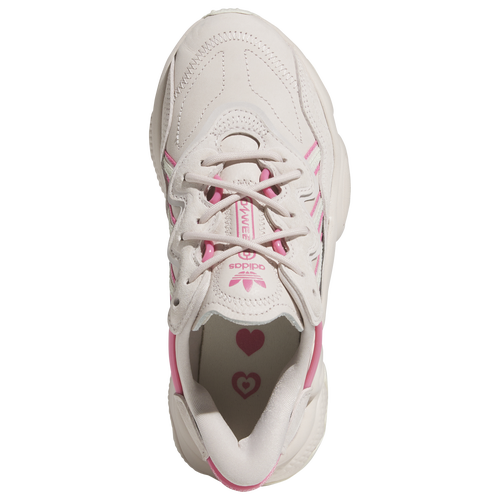 Adidas Originals Girls Ozweego J Running Shoes Putty Mauve Ivory Pink Fusion Size 05.0