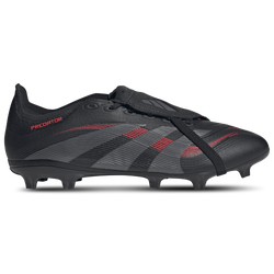 Men's - adidas Predator League Folded Tongue FG/MG - Black/Grey/Lucid Red